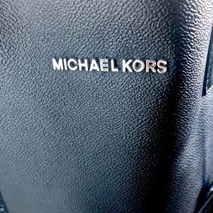 Black MK N/S Tote Bag with Crossbody Strap and Wallet